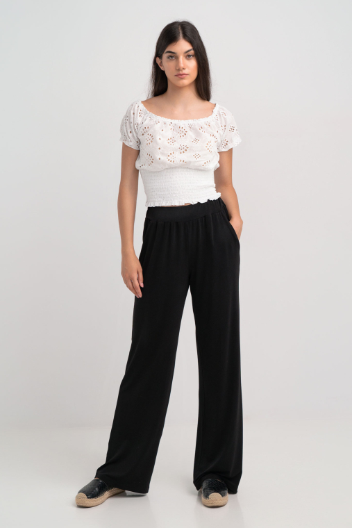  Παντελόνα ελαστική με τσέπες-1181