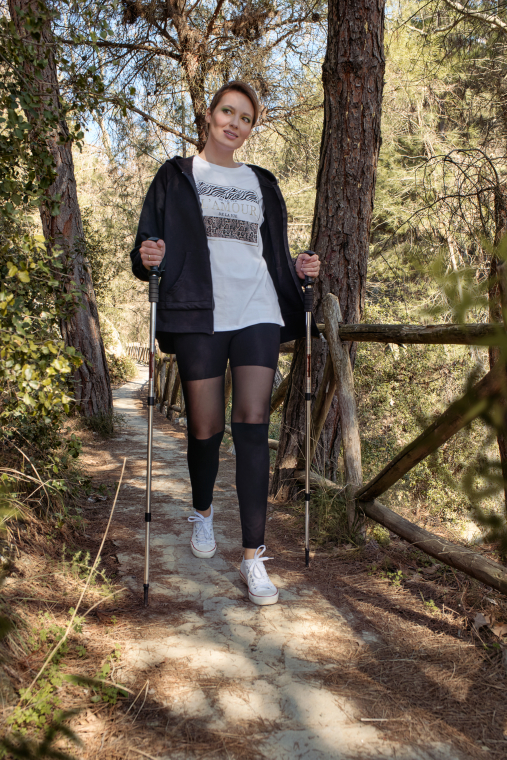 Φούτερ ζακέτα με κουκούλα one size-345B